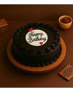 Chocolate Truffle Birthday Cake